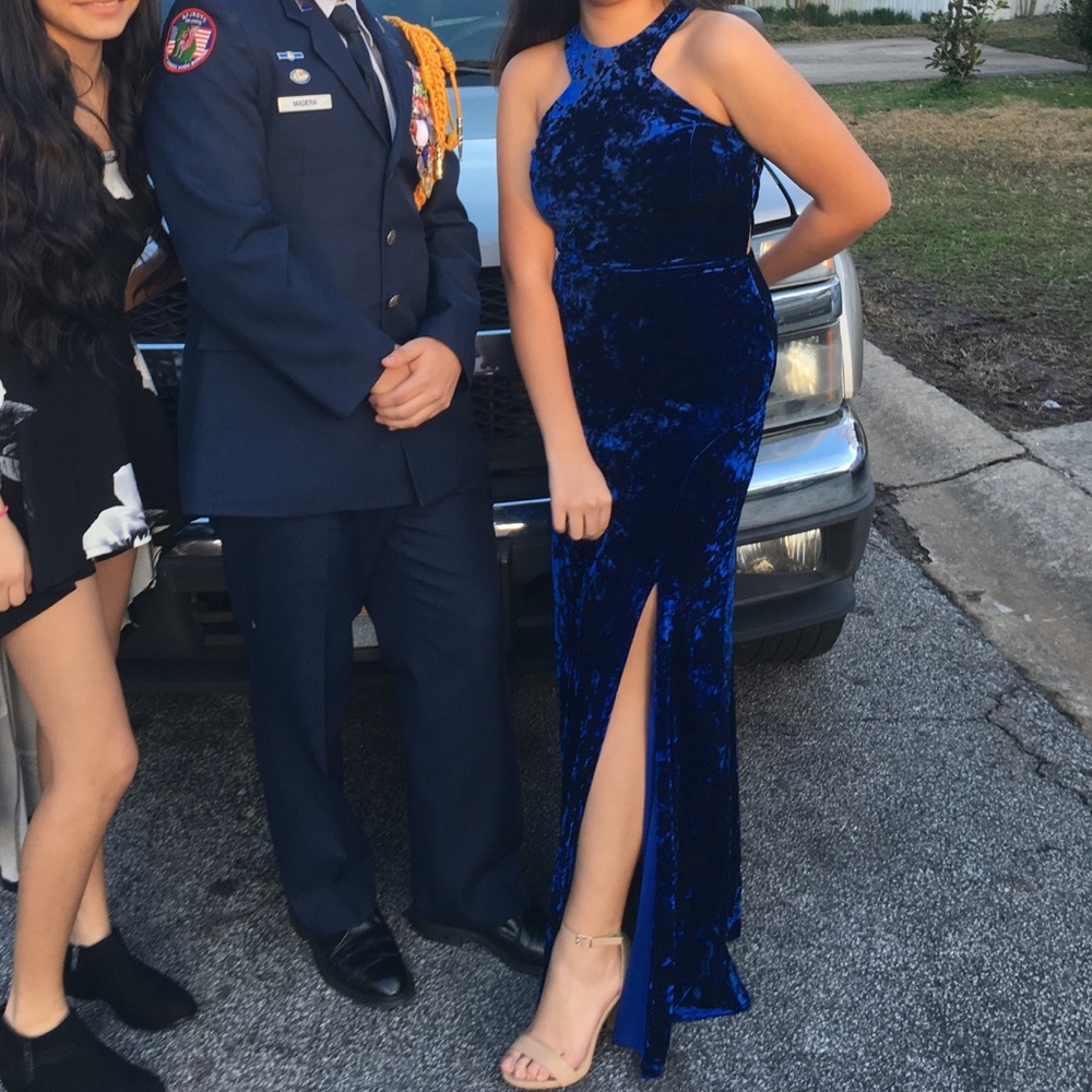 Blue Prom dress